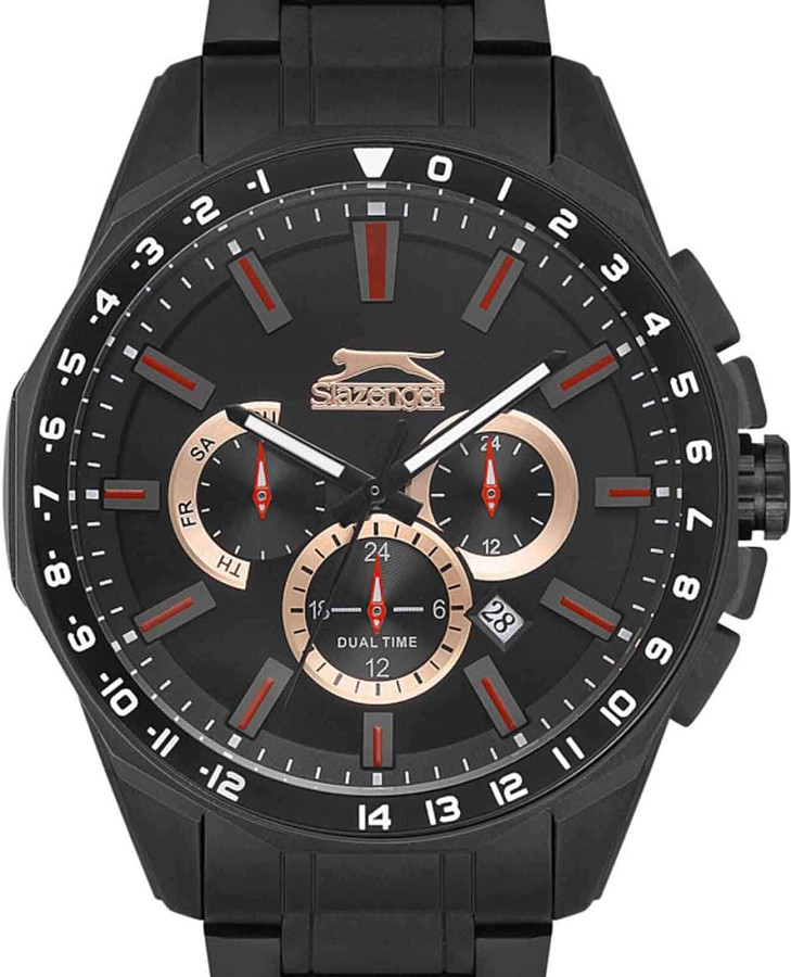 Часы Slazenger SL.09.2112.2.04 — кварцевые, металл суперметалл