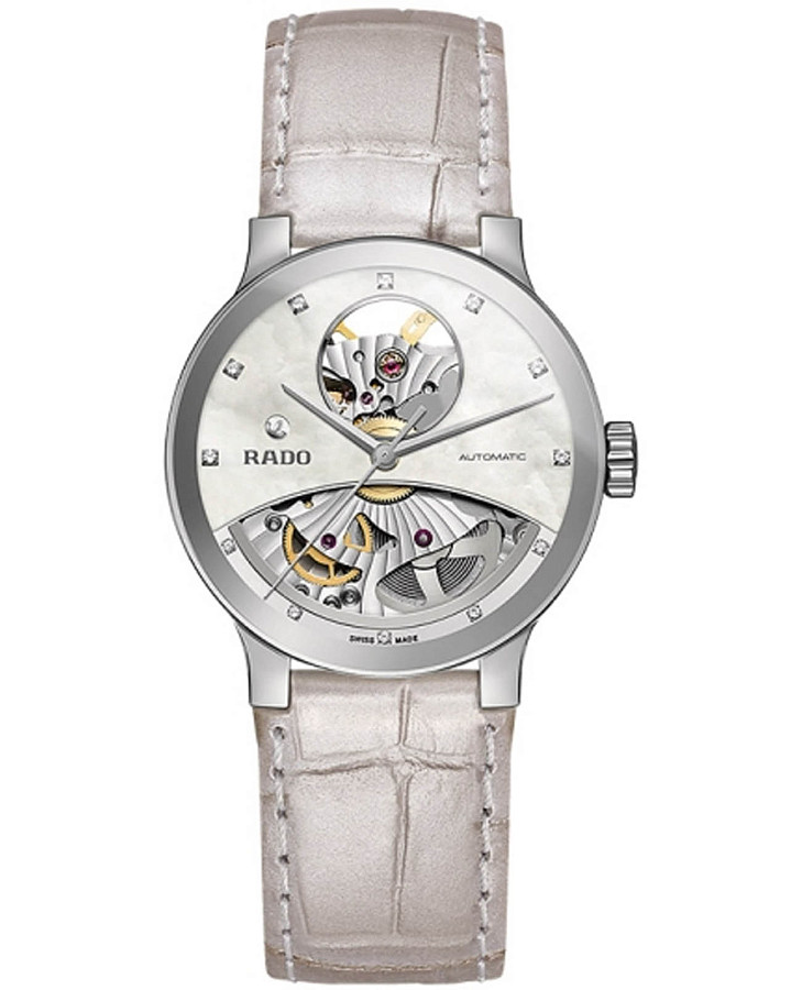 Часы Rado Centrix Automatic Diamonds Open Heart R30245905 — женские, перламутровый