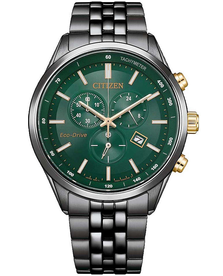 Часы Citizen Eco-Drive AT2576-50X — мужские, зеленый
