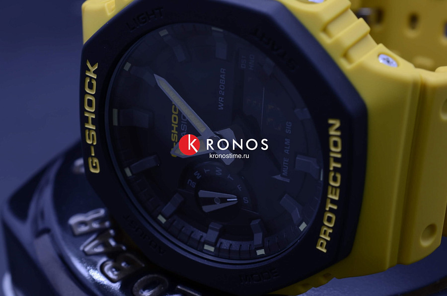 Часы Casio G-Shock GA-2110SU-9A — черный, электронные