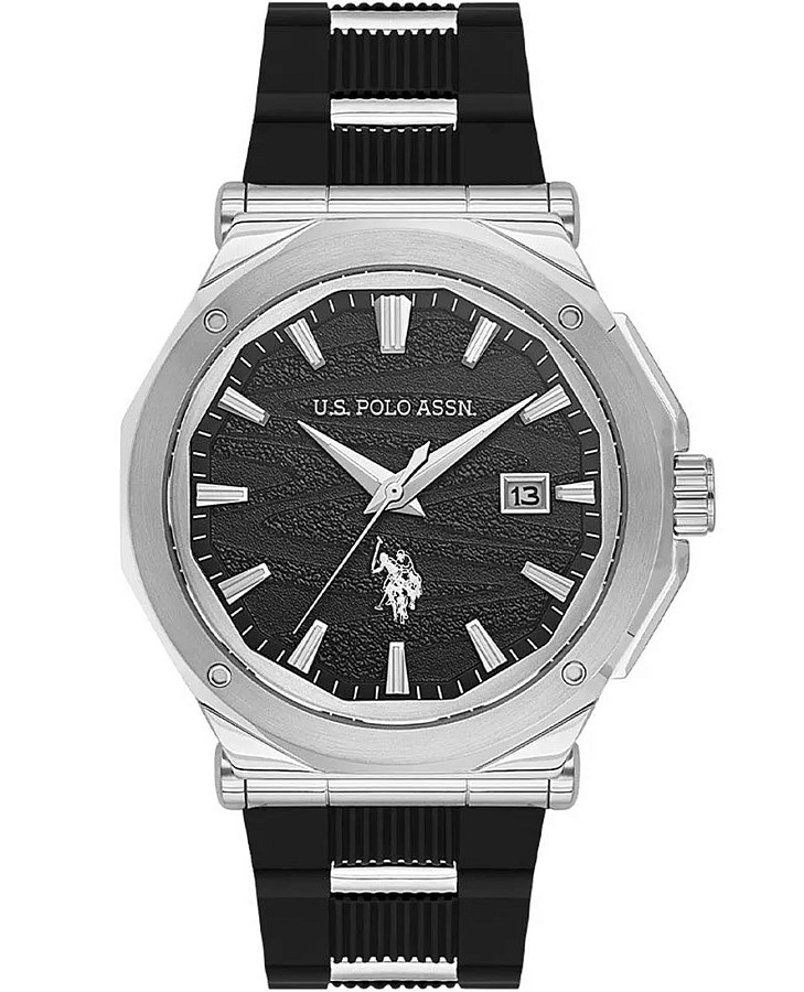 Часы U.S. Polo Assn. Fundamental USPA1107-01 — мужские, черный