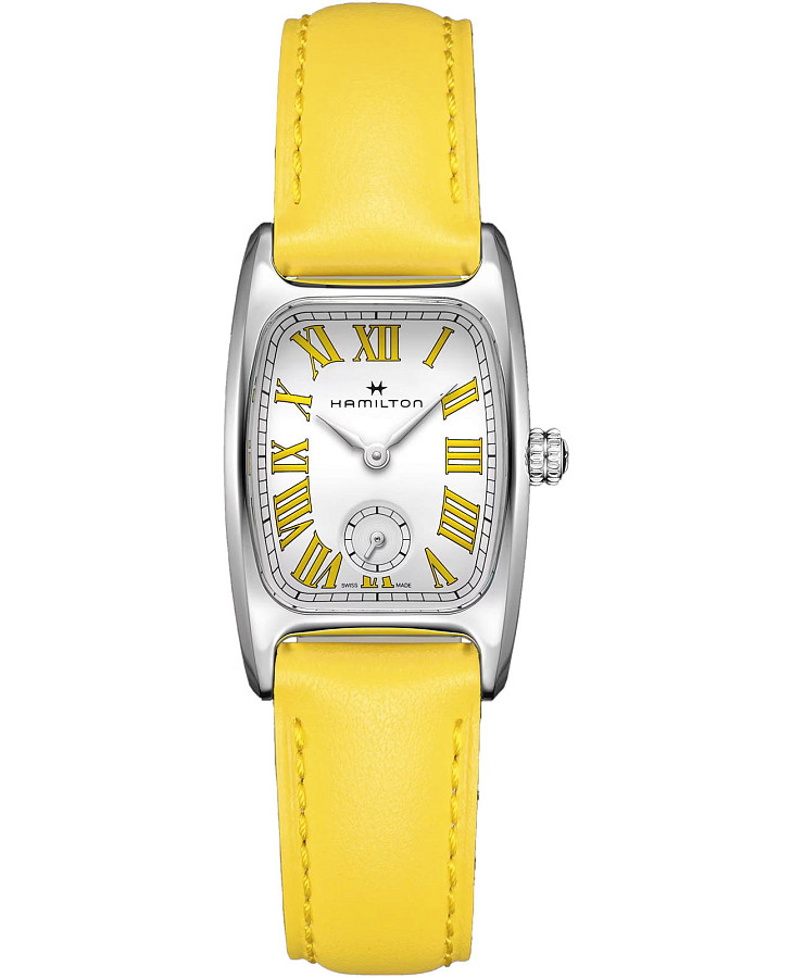 Часы Hamilton American Classic Boulton Small Second Quartz H13321812 — женские, белый