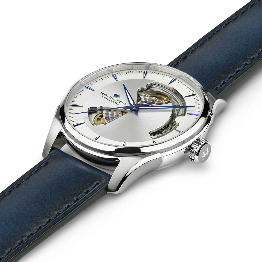 Часы Hamilton Jazzmaster Open Heart Auto H32675650 — серебристый, сталь металл