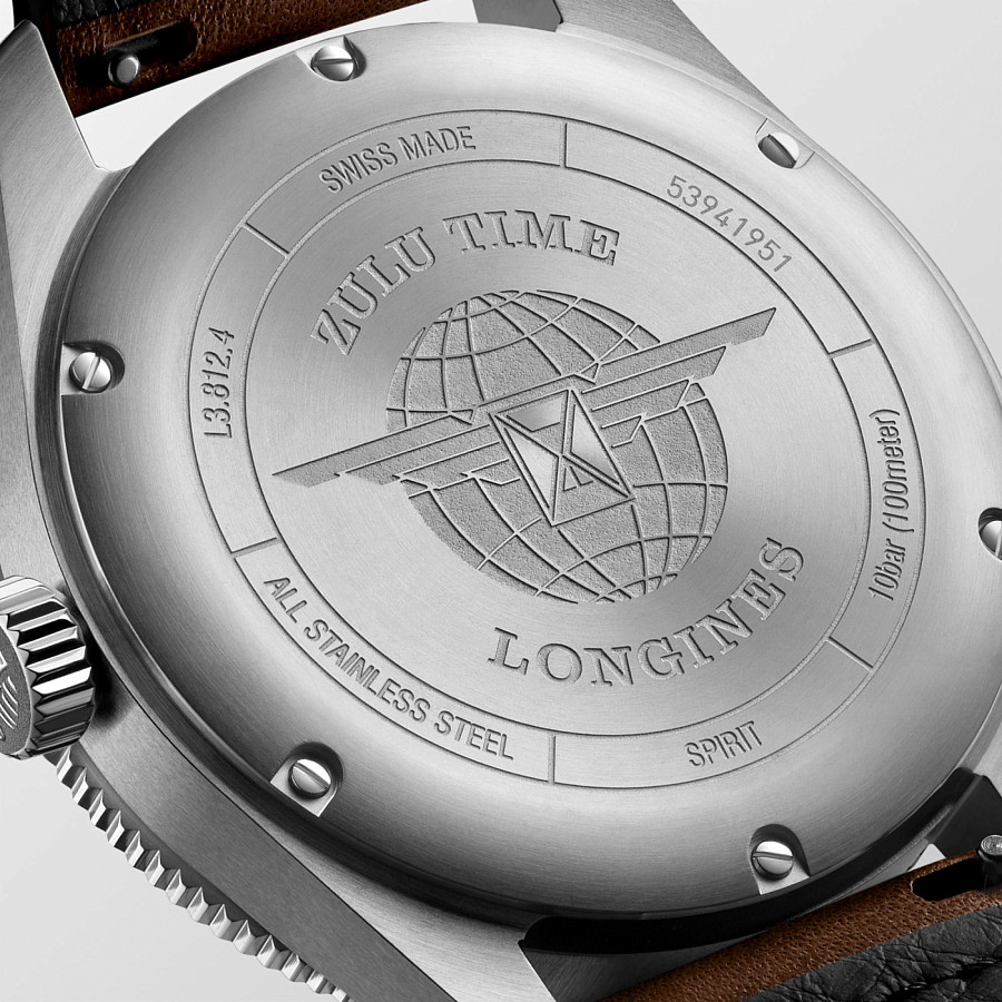 Часы Longines Spirit L3.812.4.53.2 — мужские, кожаный