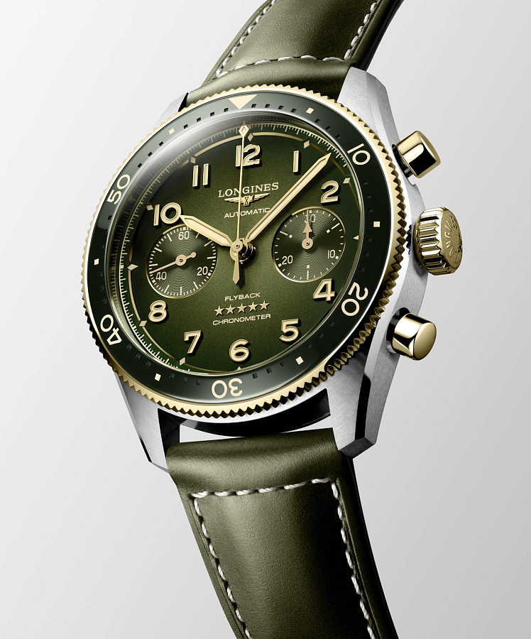 Часы Longines Spirit Flyback L3.821.5.53.2 — механические, металл сталь
