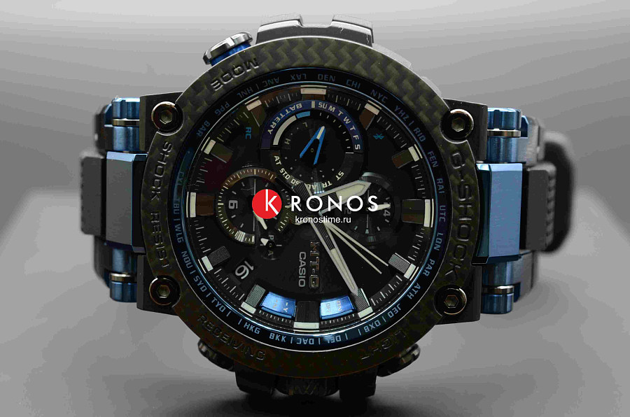 Часы Casio G-Shock Premium MTG-B1000XB-1A — черный, электронные