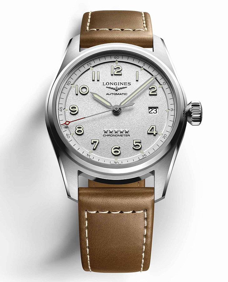 Часы Longines Spirit L3.810.4.73.2 — серебристый, сталь