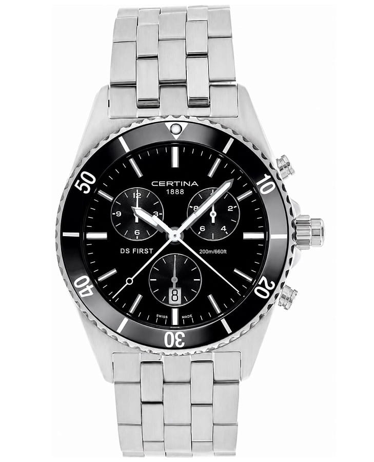 Часы Certina DS First C014.417.11.051.02 — мужские, черный