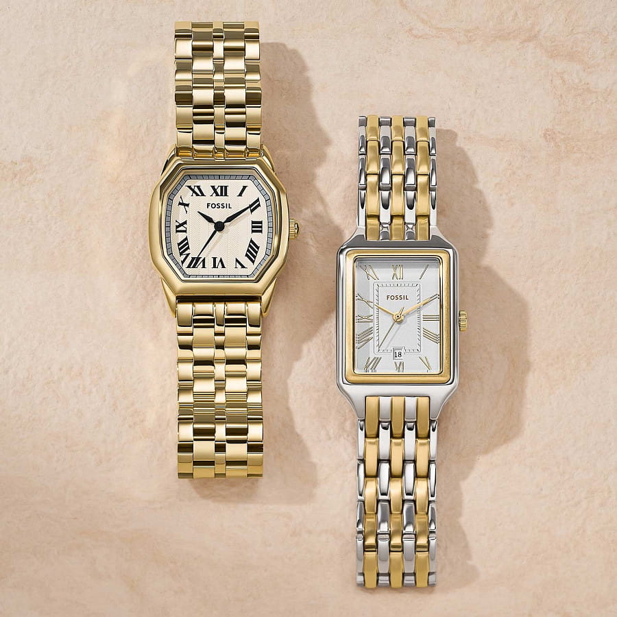 Часы Fossil Raquel ES5368 — нержавеющая сталь с pvd-покрытием, женские