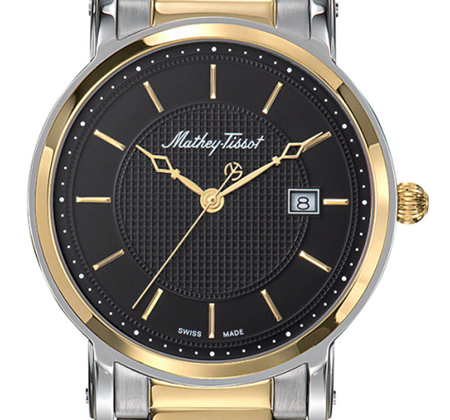 Часы Mathey-Tissot City H611251MBN — кварцевые, металл сталь