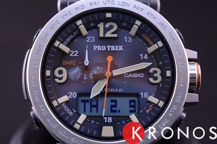 Часы Casio Pro Trek PRG-600-1E — Япония, кварцевые