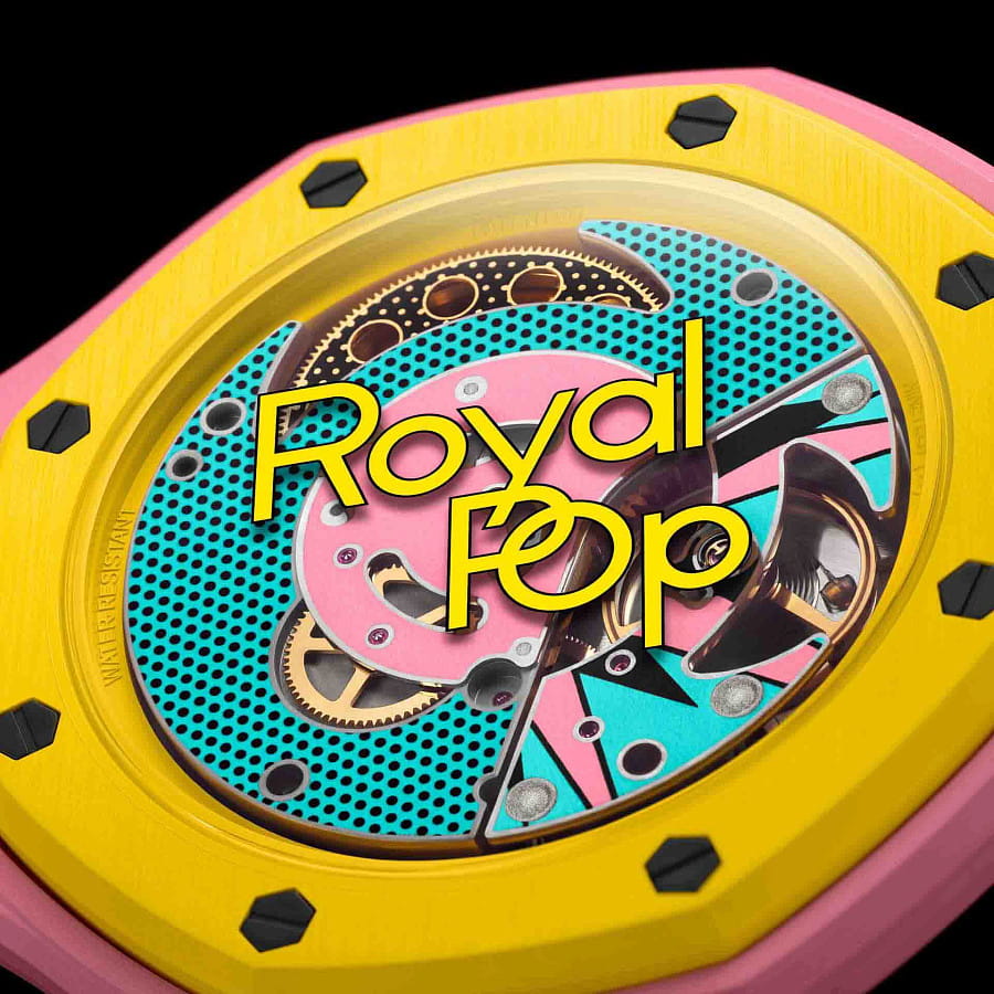 Часы Audemars Piguet x Swatch Royal Pop Otg Roz SSX03J100N — биокерамика, Швейцария