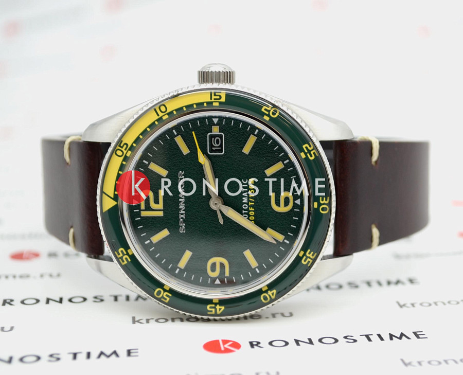 Часы Spinnaker Fleuss SP-5055-0C — мужские, кожаный