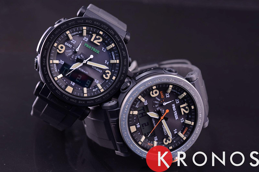 Часы Casio Pro Trek PRG-600Y-1E — черный, пластик сталь металл
