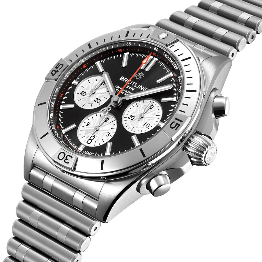 Часы Breitling Chronomat B01 42 AB0134101B1A1 — механические, сталь металл