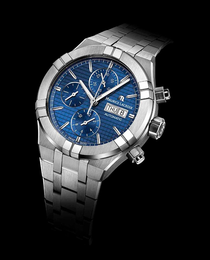 Часы Maurice Lacroix Aikon Automatic Chronograph AI6038-SS002-430-1 — металл сталь, Швейцария