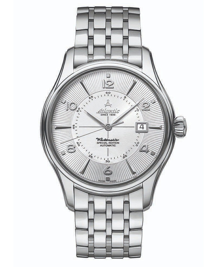 Часы Atlantic 52752.41.25SM — мужские, серебристый