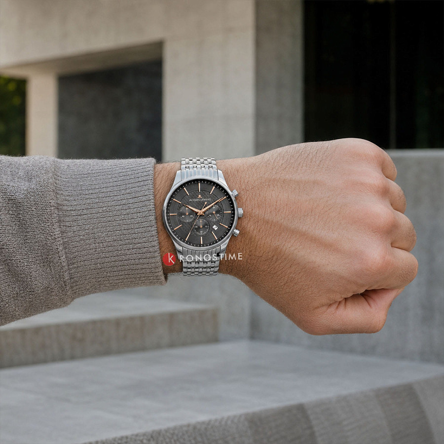 Часы Jacques Lemans Classic 1-2228i — металл сталь, Австрия