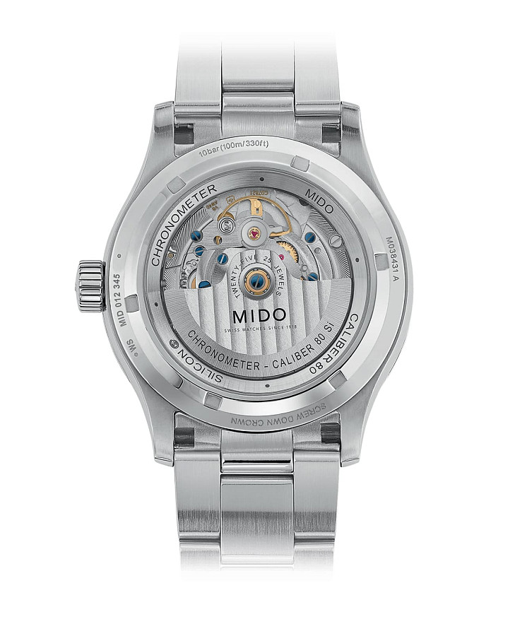 Часы Mido Multifort Chronometer 1 M038.431.11.041.00 — механические, металл сталь