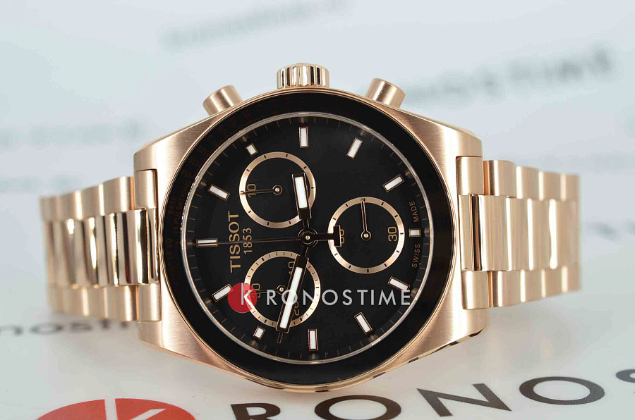 Часы Tissot PR516 Quartz Chronograph T149.417.33.051.00 — кварцевые, металл сталь