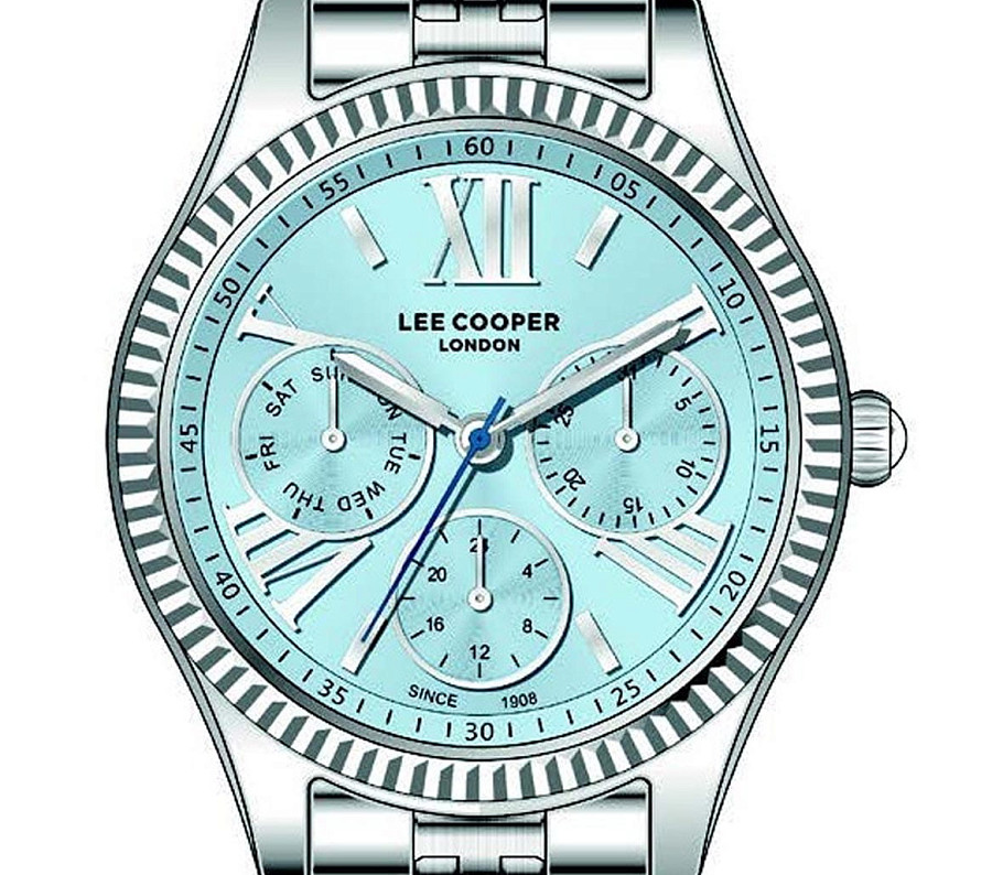 Часы Lee Cooper LC07333.300 — кварцевые, металл суперметалл