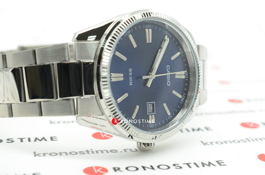 Часы Casio MTP-1302PD-2A — мужские, нержавеющая сталь