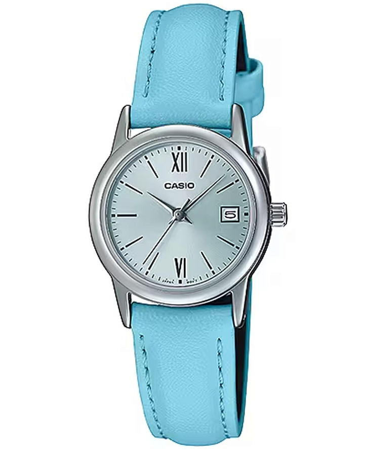 Часы Casio Collection LTP-V002L-2B3 — женские, голубой