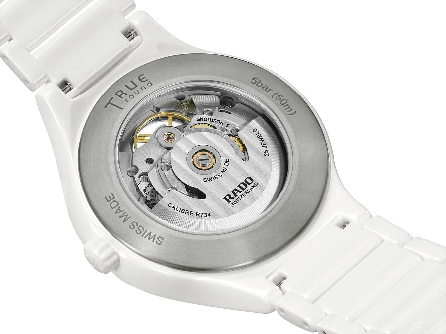 Часы Rado True Round Open Heart R27115012 — механические, керамика