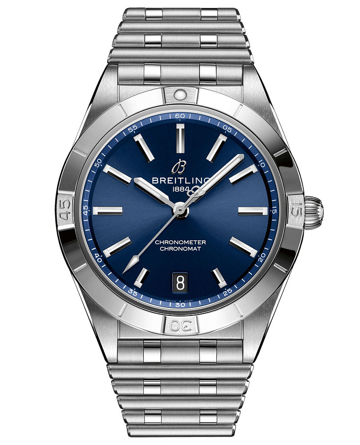 Часы Breitling Chronomat Automatic 36 A10380101C1A1 — женские, синий
