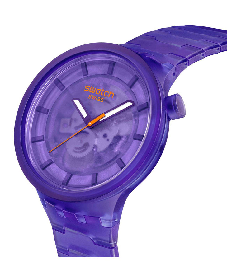 Часы Swatch Big Bold Biosourced Lacquered SB05V103 — кварцевые, пластик