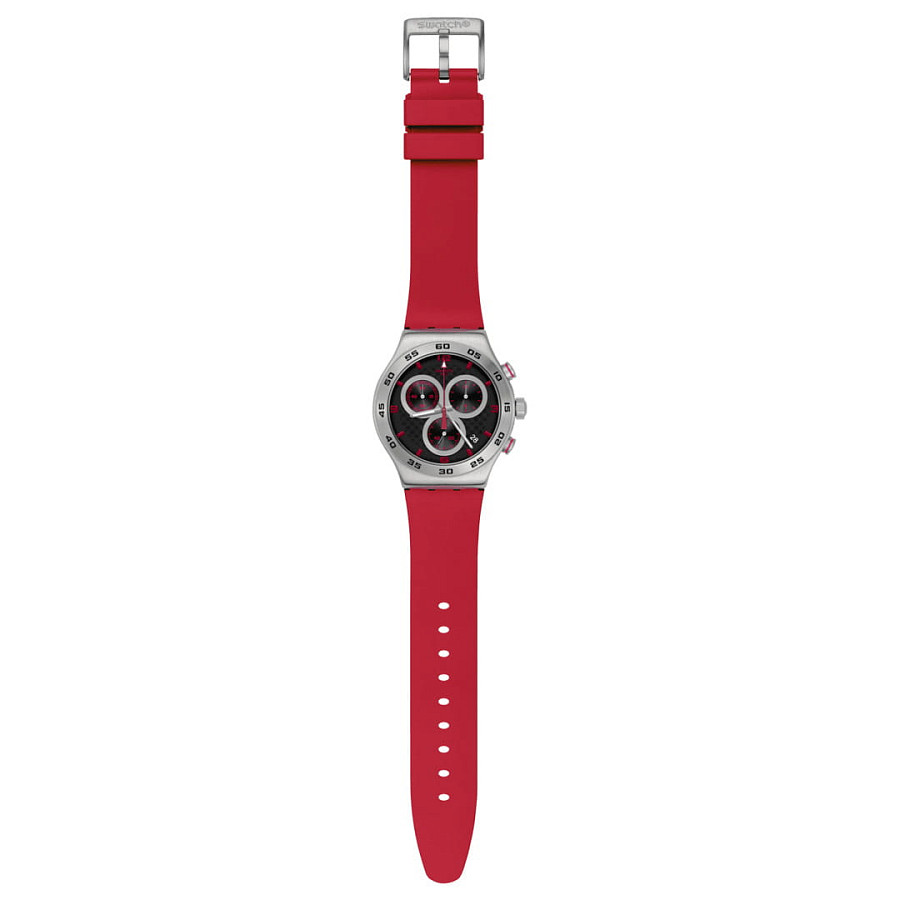 Часы Swatch I New Chrono YVS524 — резина, женские