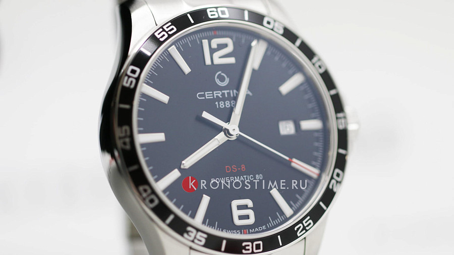 Часы Certina DS-8 C033.807.11.057.00 — мужские, нержавеющая сталь