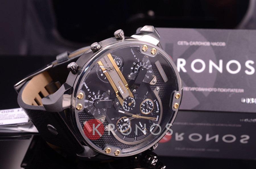 Часы Diesel Mr. Daddy 2.0 DZ7348 — кварцевые, сталь металл