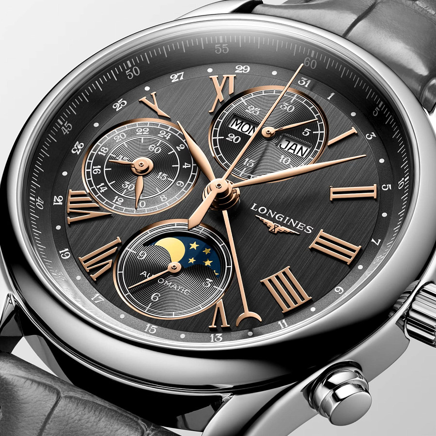 Часы Longines Master Collection L2.673.4.61.2 — механические, металл сталь