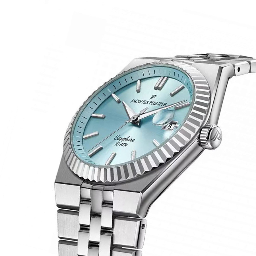 Часы Jacques Philippe Virtus JPQGS10413X6LB — кварцевые, металл сталь