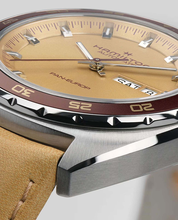 Часы Hamilton American Classic Pan Europ Day Date Auto H35435820 — Швейцария, механические