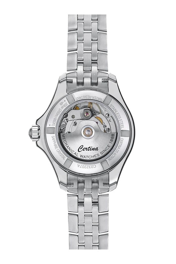 Часы Certina DS Action Lady Powermatic 80 C032.207.11.046.00 — голубой, сталь металл