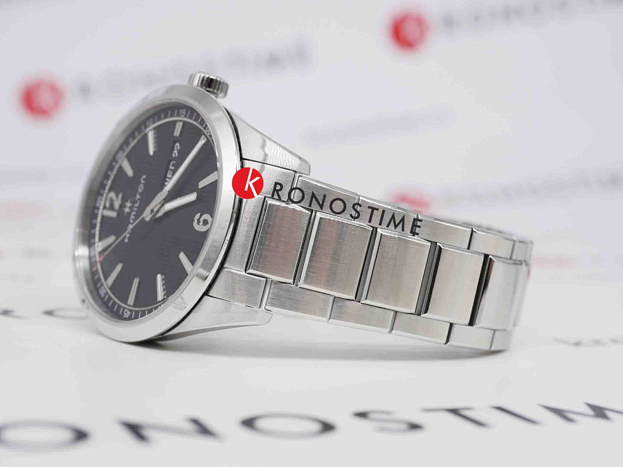 Часы Hamilton Broadway Day Date Quartz H43311135 — сталь, Швейцария