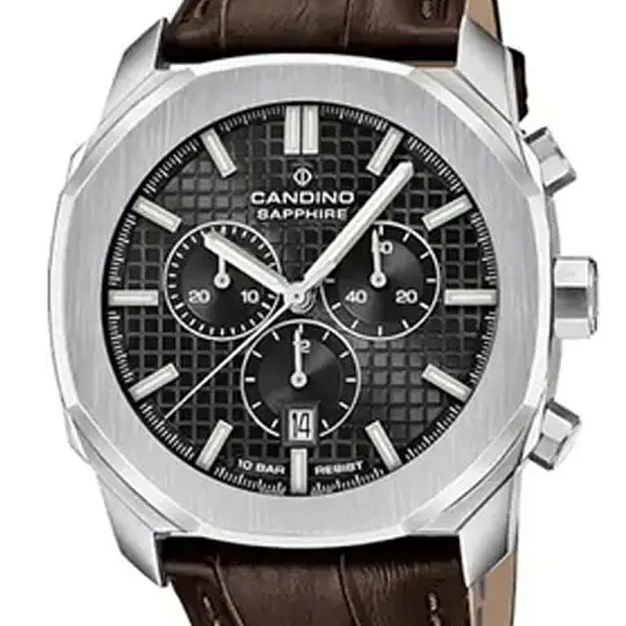 Часы Candino Chronos Carree C4747/4 — кварцевые, сталь металл