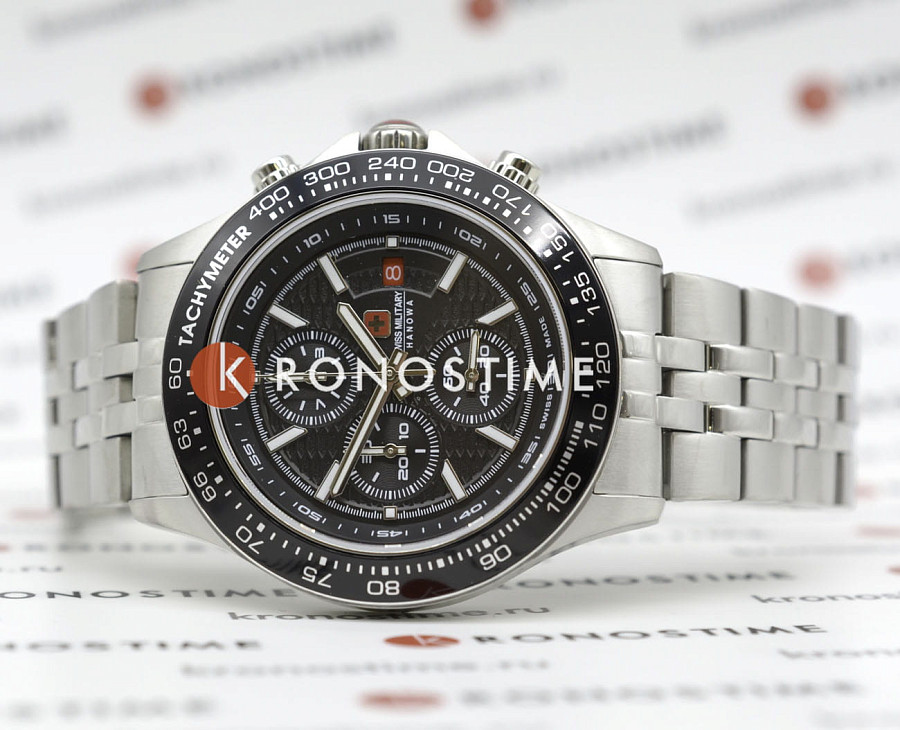 Часы Swiss Military Hanowa SMWGI0003402 — кварцевые, сталь металл