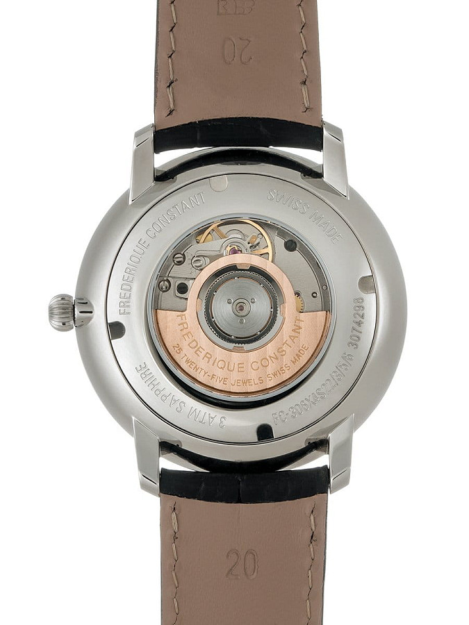 Часы Frederique Constant SlimLine Automatic FC-306MR4S6 — механические, металл сталь
