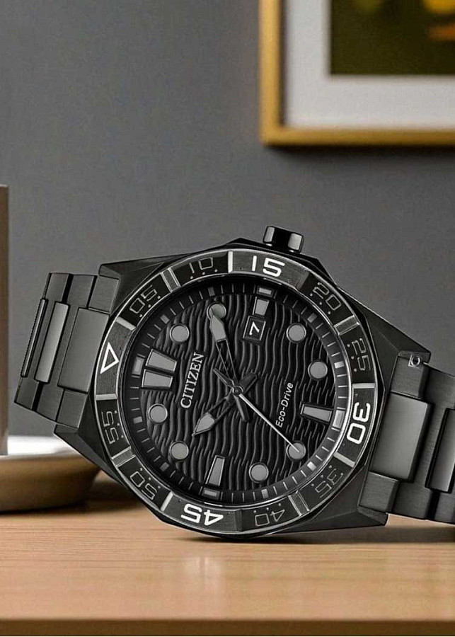 Часы Citizen Eco-Drive AW1855-52E — металл сталь, Япония