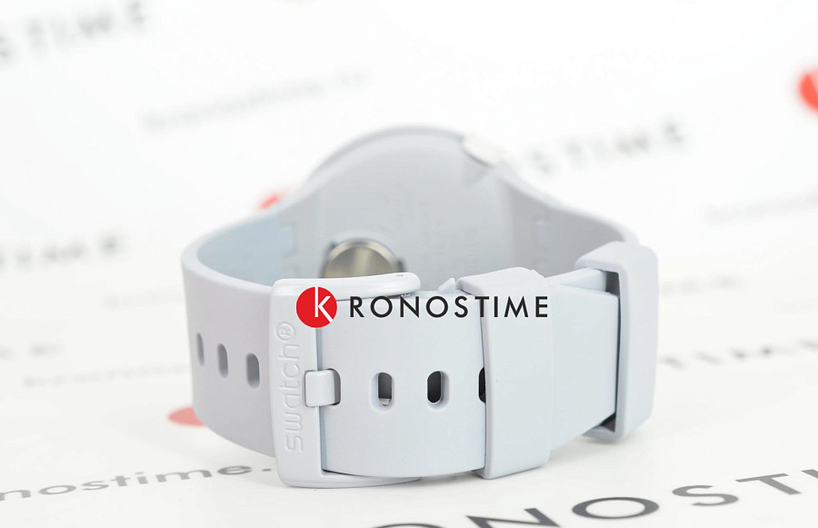 Часы Swatch Big Bold Bioceramic Lacquered SB03M100 — силикон, мужские