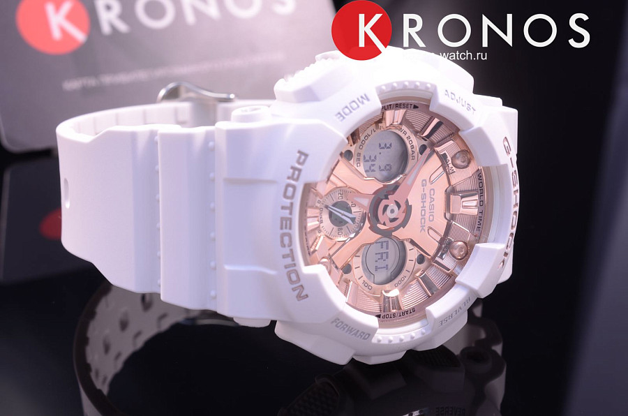 Часы Casio G-Shock GMA-S120MF-7A2 — электронные, пластик