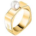 Стальное кольцо Karl Lagerfeld Pearl KLAYR16018 с жемчугом