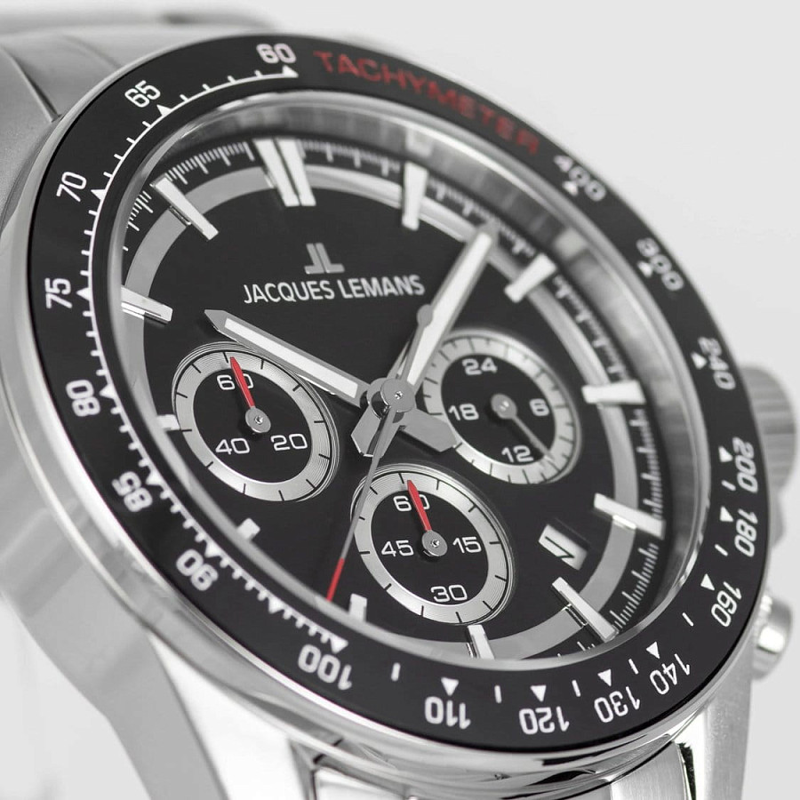 Часы Jacques Lemans Liverpool Diver 1-2207A — нержавеющая сталь, мужские