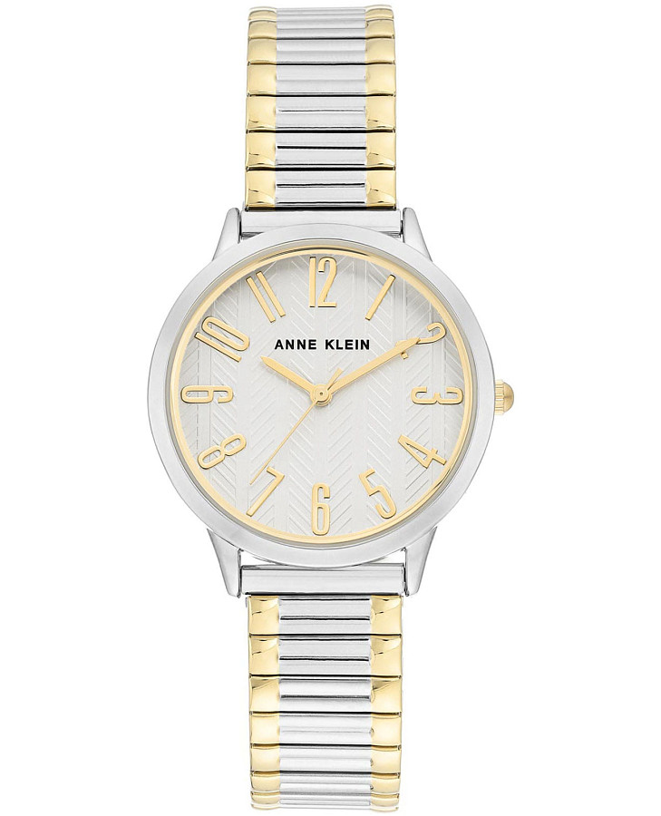 Часы Anne Klein Stretch 3685SVTT — женские, белый