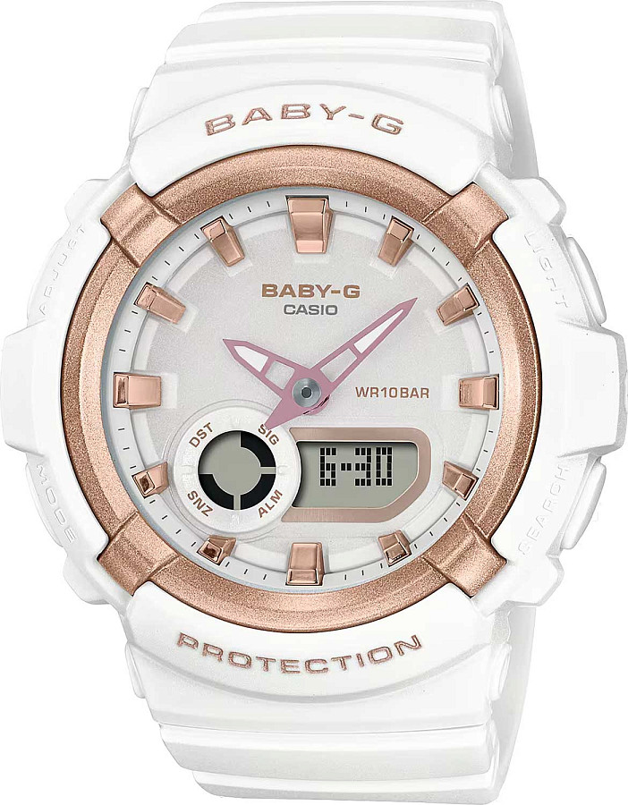 Часы Casio Baby-G BGA-280BA-7A — женские, белый
