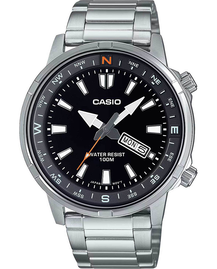 Часы Casio Collection MTD-130D-1A4VDF (MTD-130D-1A4) — мужские, черный