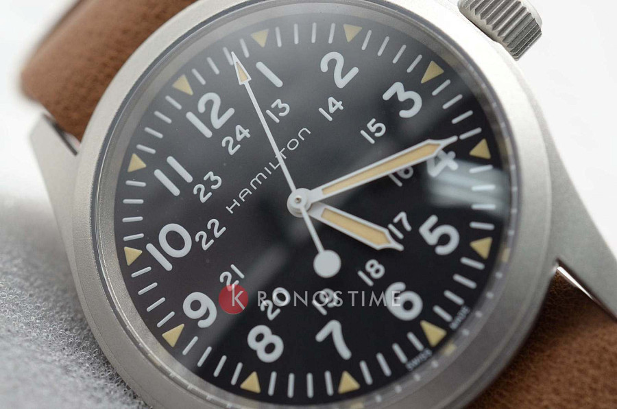 Часы Hamilton Khaki Field Mechanical H69439531 — Швейцария, механические